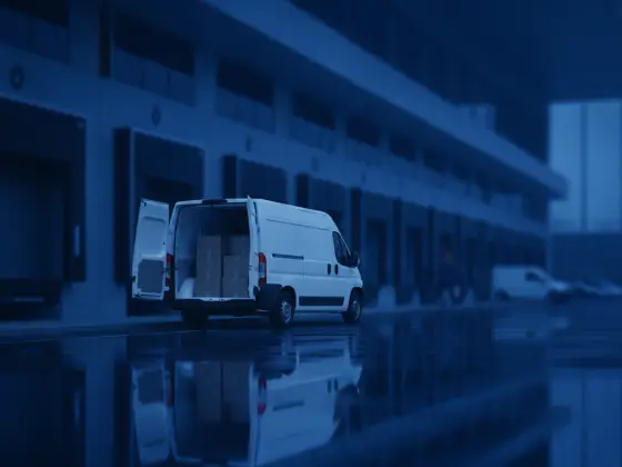 Overdekte stalling voor caravans en bestelbussen